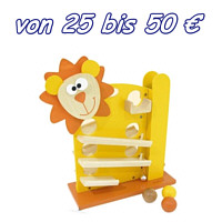 von 25 bis 50 Euro