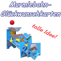 Murmelbahn-Gl�ckwunschkarten
